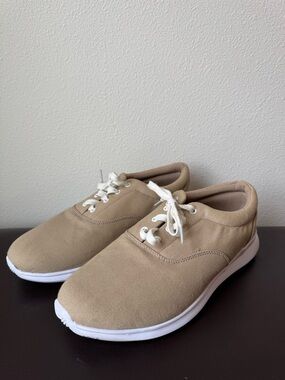 Casual Beige Propet Lace-Up Sneakers